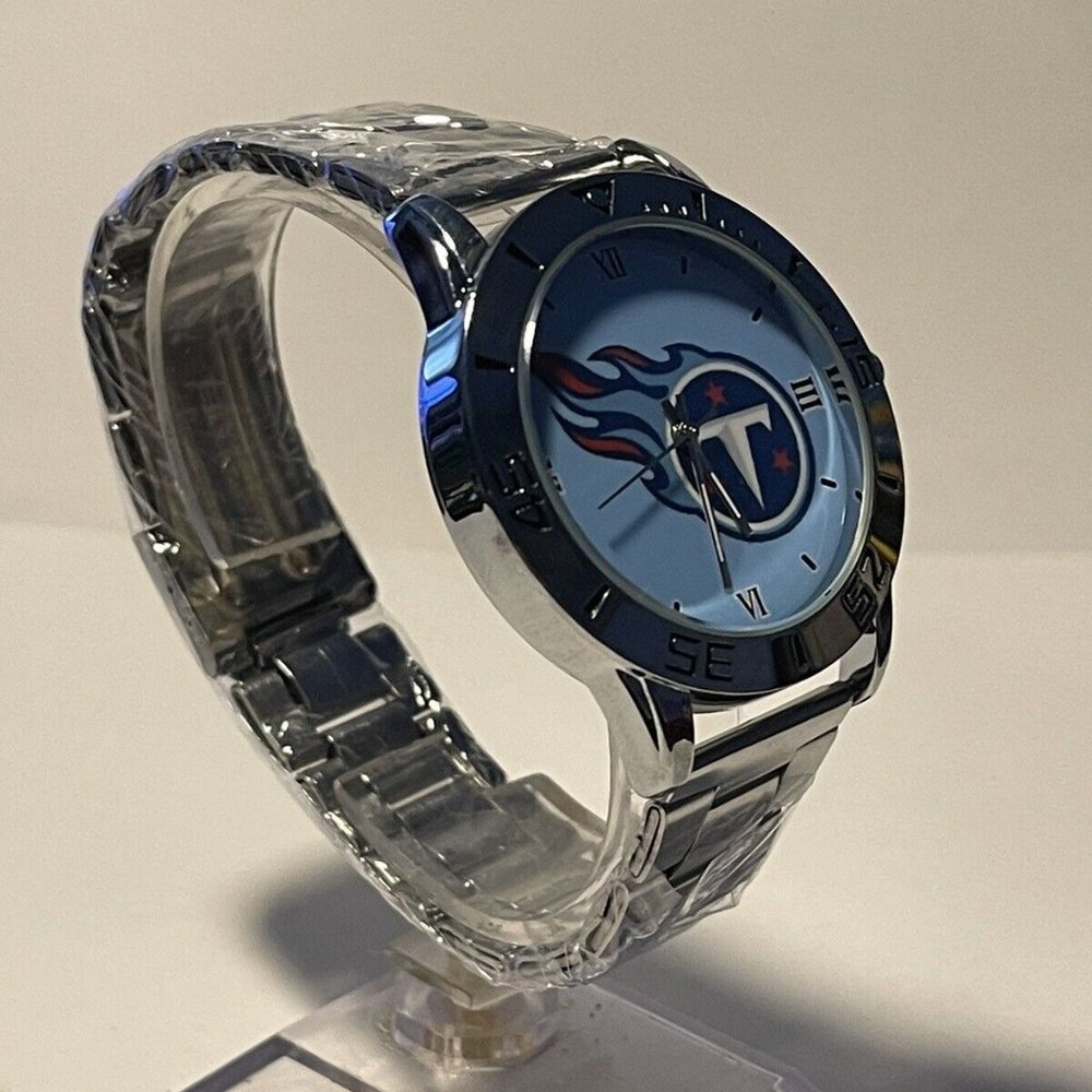 Tennessee Titans NFL Stainless-Steel Men's Watch NEW - needs battery - Picture 7 of 9